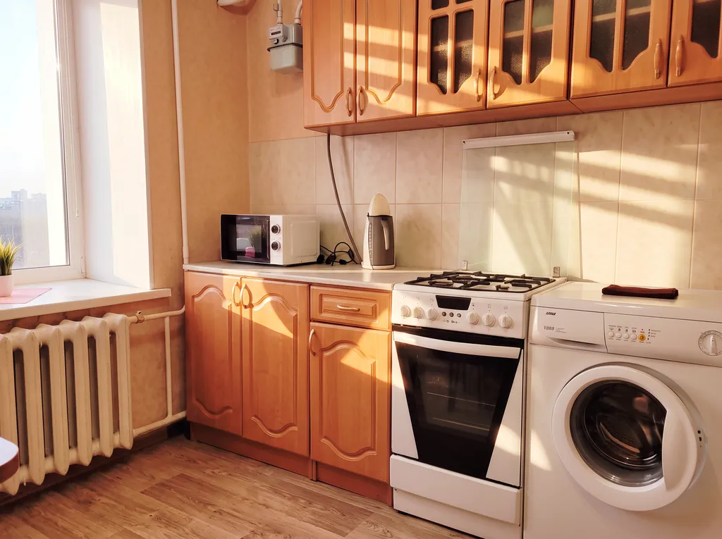Квартира однокомнатная в Нижегородском, 42 м², Нижний Новгород — кухня, фото 3