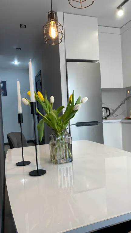 Квартира однокомнатная на улице Свердлова, 40 м², Йошкар-Ола — кухня, фото 4