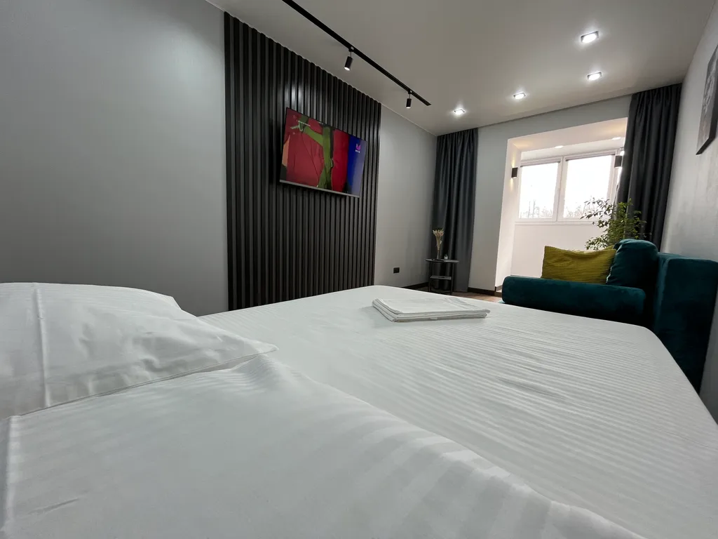 Квартира однокомнатная на улице Свердлова, 40 м², Йошкар-Ола — спальня, фото 3