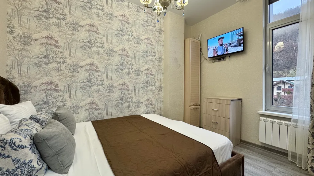 Квартира однокомнатная на улице Березовой, 28 м², Эсто-Садок — фото 15