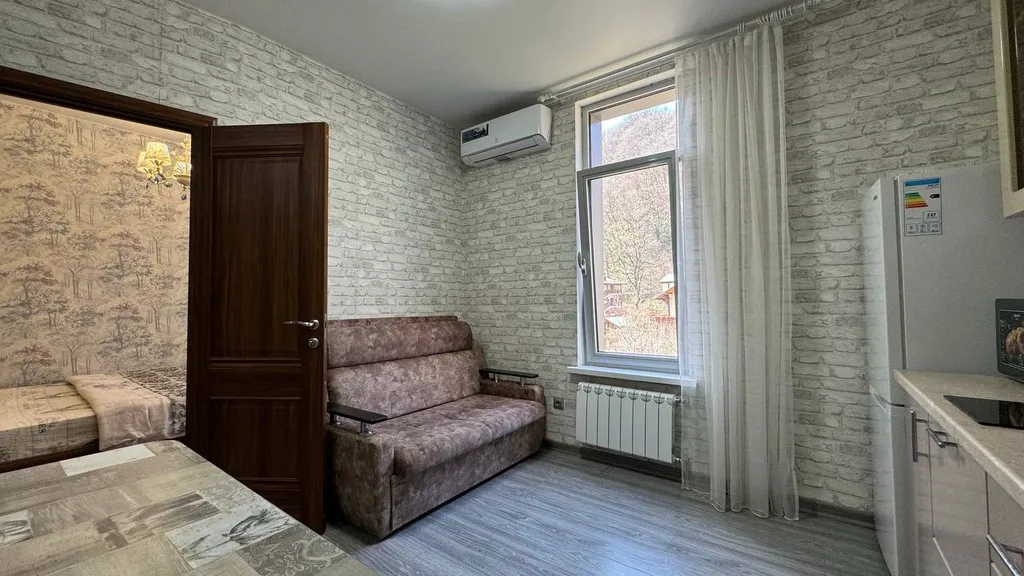 Квартира однокомнатная на улице Березовой, 28 м², Эсто-Садок — фото 32