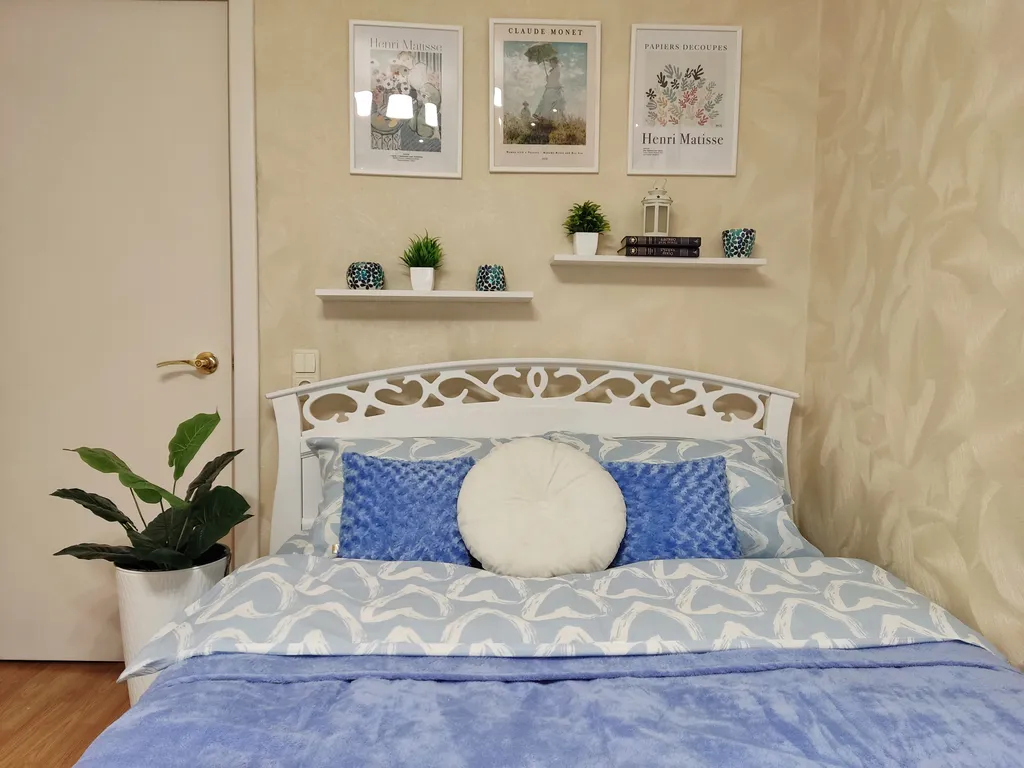 Квартира двухкомнатная на улице Пирогова, 64 м², Пятигорск — спальня, фото 6