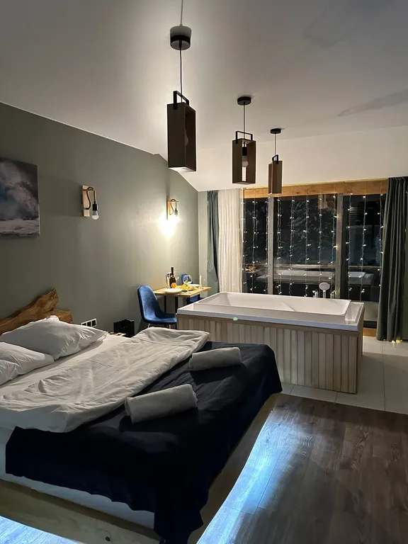 Двухместный номер с 1 кроватью №9 с джакузи