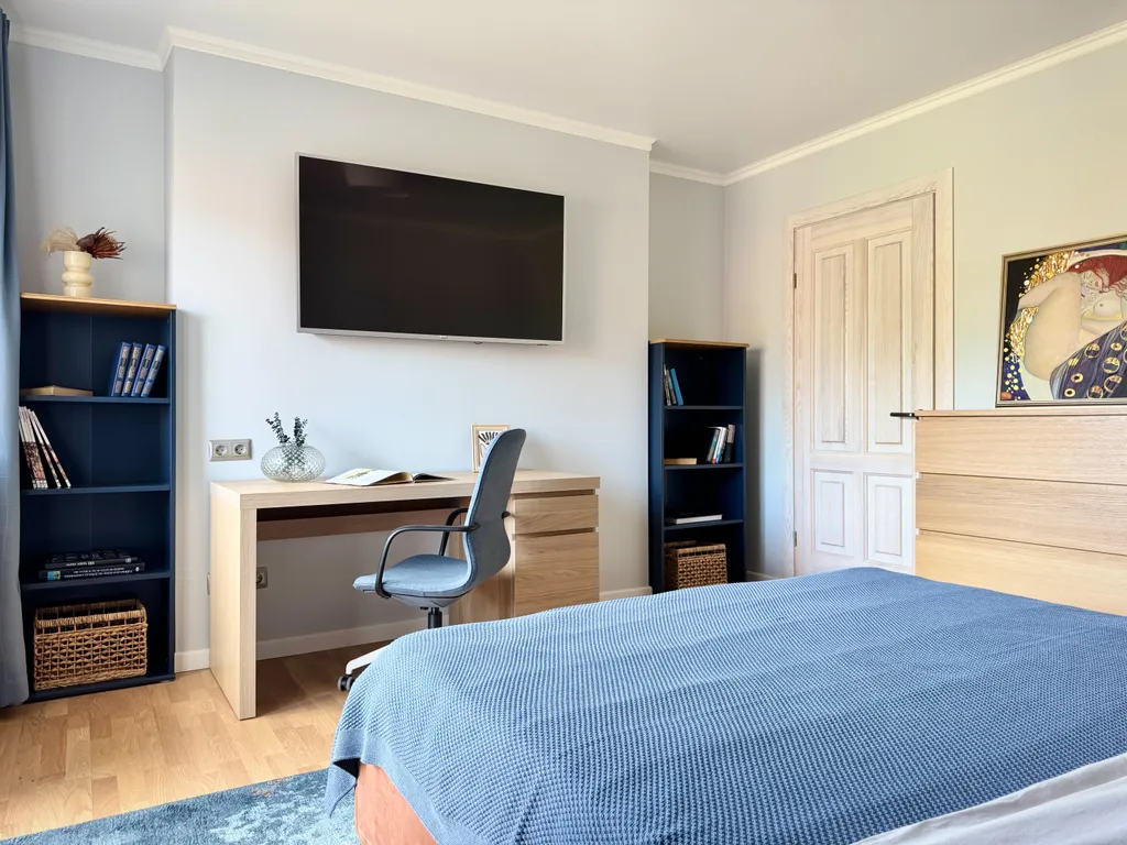 Квартира трёхкомнатная на улице Советской, 120 м², Пионерский — спальня, фото 6