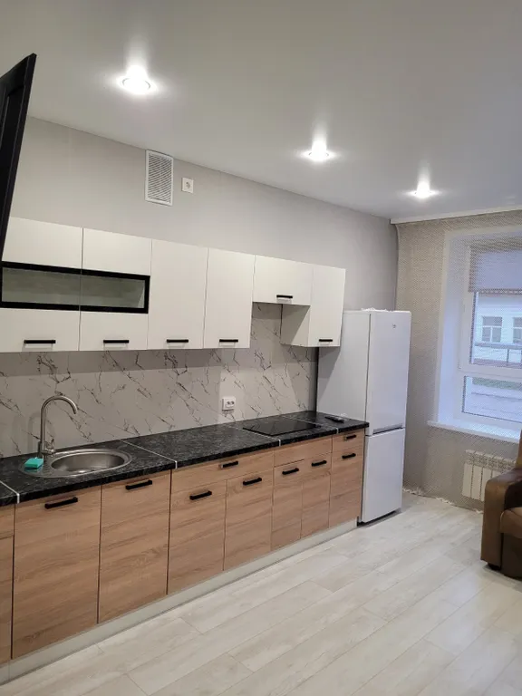 Квартира однокомнатная у Чкаловской, в Канавино, 42 м², Нижний Новгород — кухня