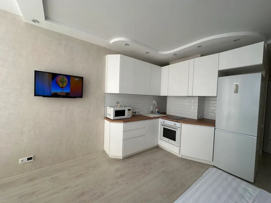 Студия однокомнатная на улице Стабильной, 30 м², Ростов-на-Дону — кухня, фото 2