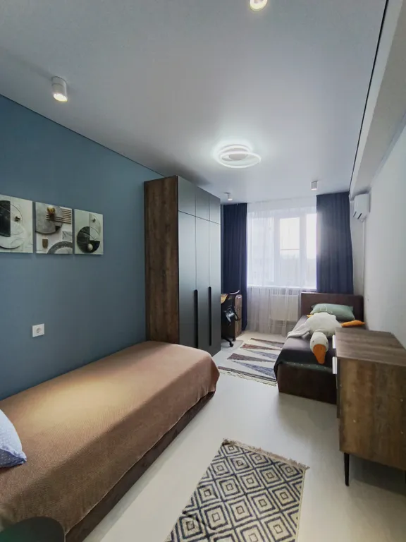 Квартира трёхкомнатная на улице Булгакова, 77 м², Пятигорск — спальня, фото 9