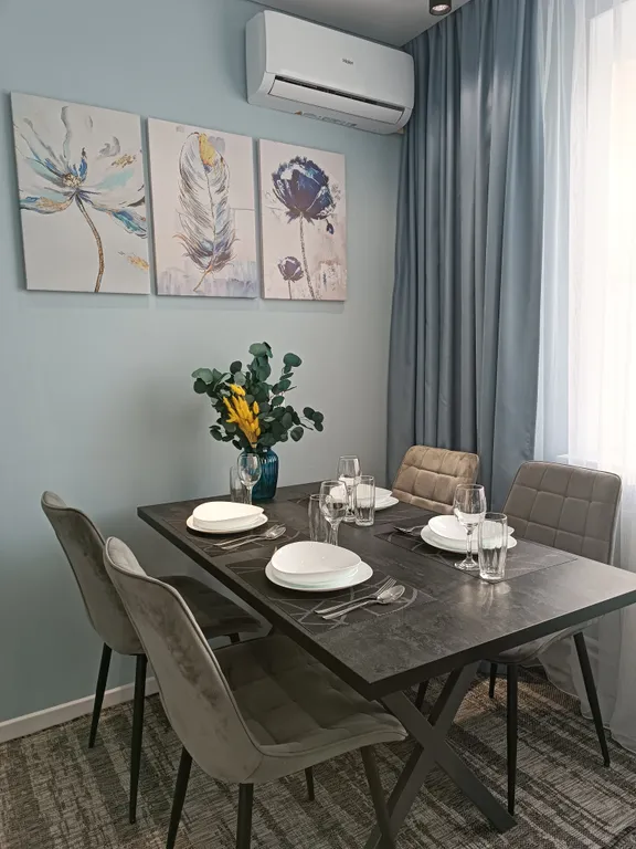 Квартира трёхкомнатная на улице Булгакова, 77 м², Пятигорск — кухня, фото 6