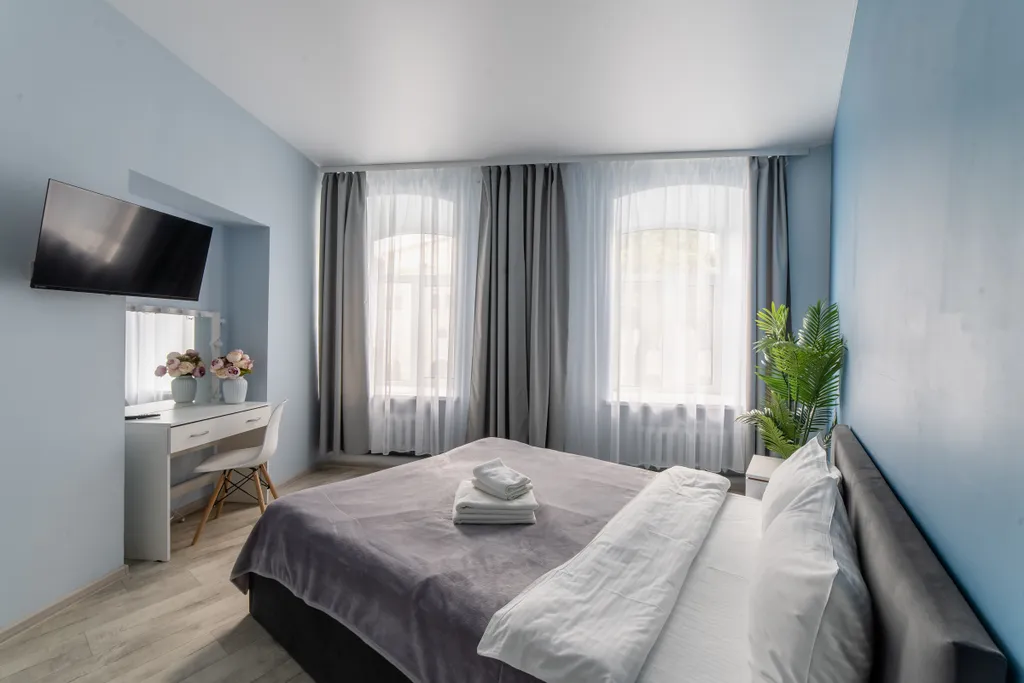 Квартира двухкомнатная у Горьковской, в Печёрах, 50 м², Нижний Новгород — спальня, фото 2