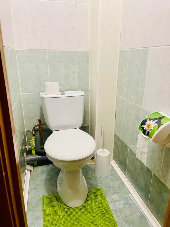 Квартира трёхкомнатная на улице Пржевальского, 89 м², Тюмень — ванная комната, фото 3