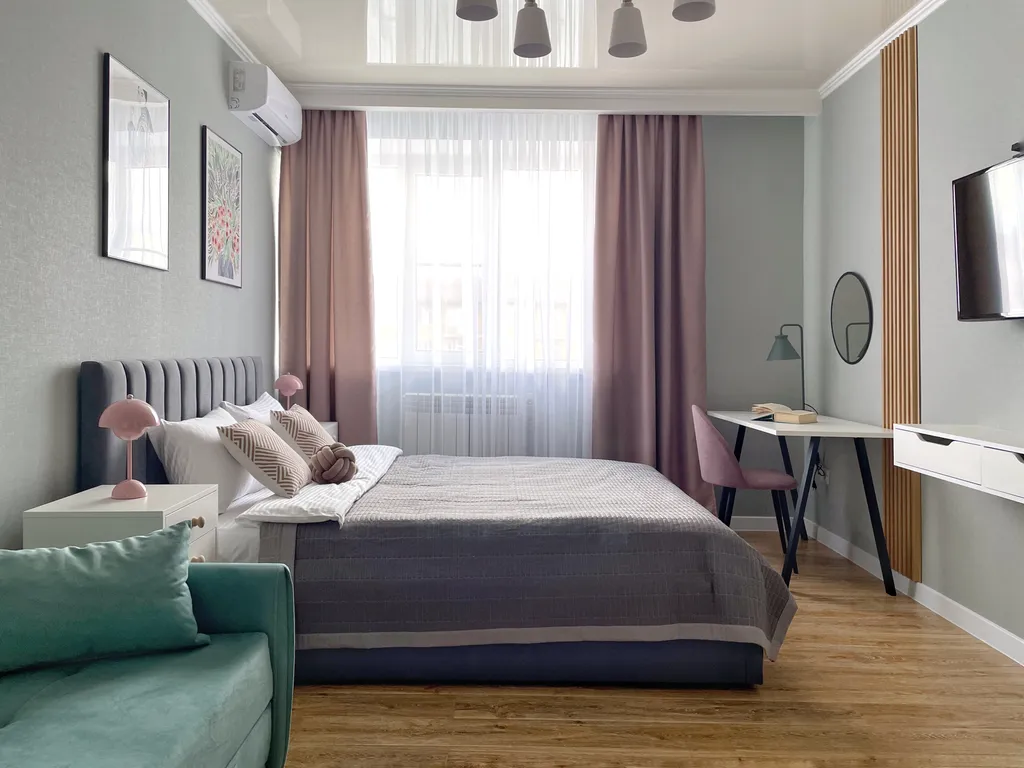 Апартаменты однокомнатные на улице Орджоникидзе, 40 м², Ессентуки — фото 7