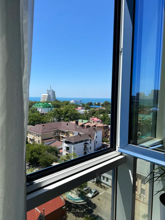 Студия однокомнатная на улице Крепостной, 32 м², Анапа — вид из окна, фото 4