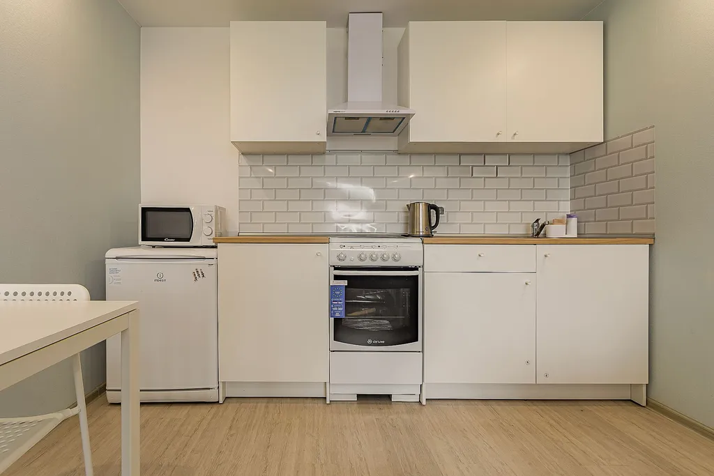 Студия однокомнатная у Горьковской, в Щербинках, 32 м², Нижний Новгород — кухня, фото 4
