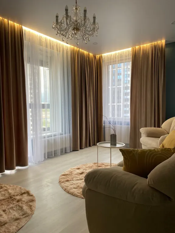 Квартира двухкомнатная в Ново-Савиновском, 61 м², Казань — спальня, фото 7