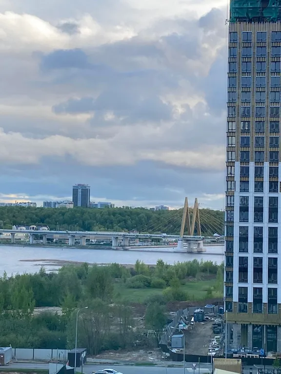 Квартира двухкомнатная в Ново-Савиновском, 61 м², Казань — вид из окна, фото 3