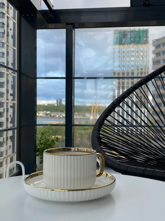 Квартира двухкомнатная в Ново-Савиновском, 61 м², Казань — вид из окна, фото 4