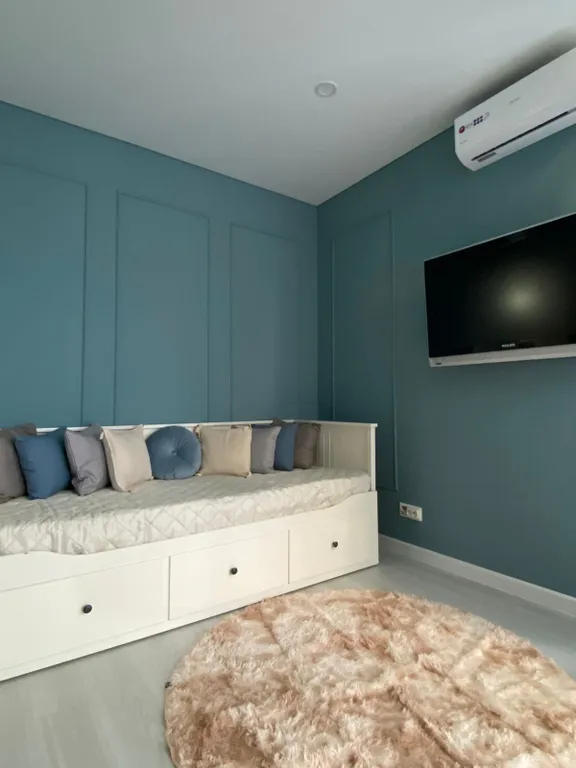 Квартира двухкомнатная в Ново-Савиновском, 61 м², Казань — спальня, фото 15