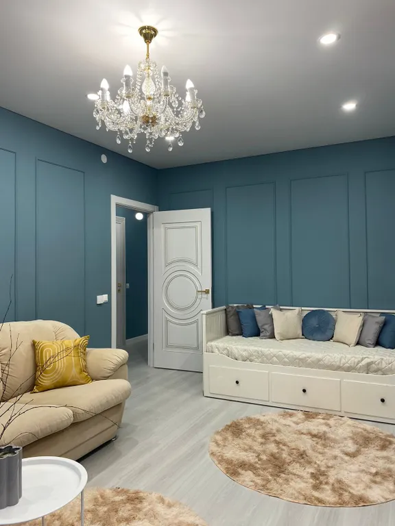 Квартира двухкомнатная в Ново-Савиновском, 61 м², Казань — спальня, фото 6