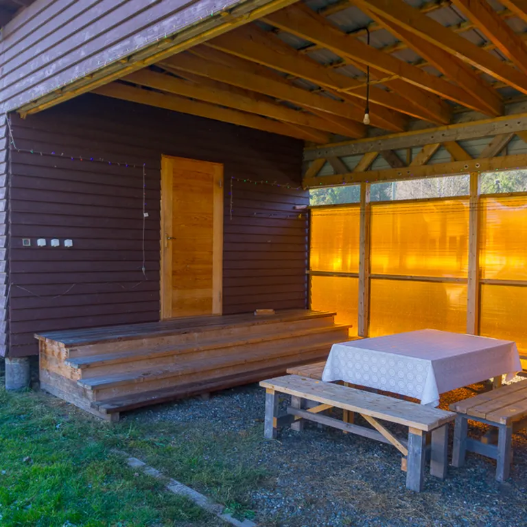 Благоустроенный дом с видом на горы