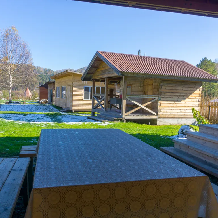 Благоустроенный дом с видом на горы