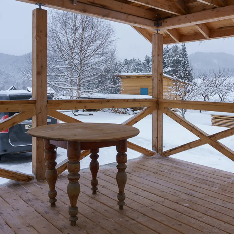 Благоустроенный 2-местный дом с видом на горы