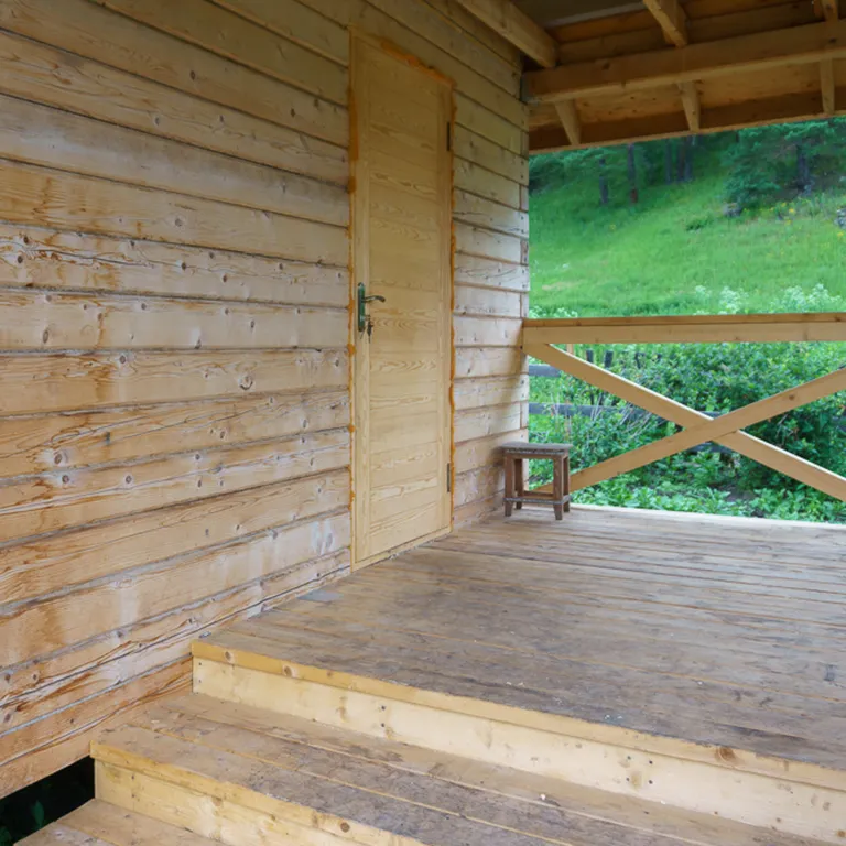 Благоустроенный 2-местный дом с видом на горы