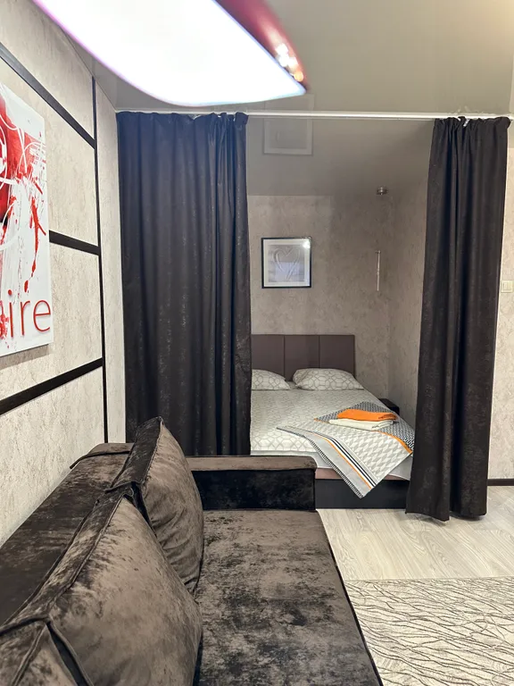 Квартира однокомнатная в Привокзальном, 48 м², Тула — спальня, фото 8