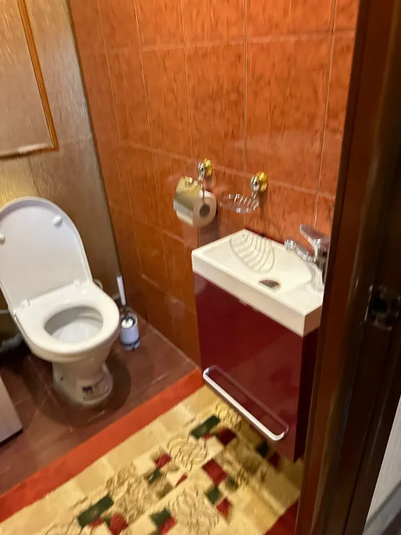 Квартира однокомнатная на улице Школьной, 45 м², Ивантеевка — ванная комната, фото 4