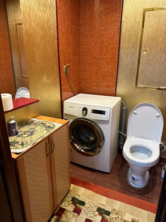 Квартира однокомнатная на улице Школьной, 45 м², Ивантеевка — ванная комната