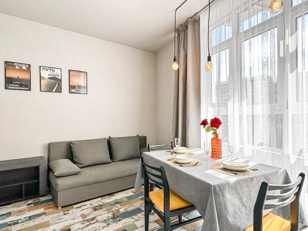 Квартира однокомнатная на улице Толстого, 59 м², Анапа — спальня, фото 10