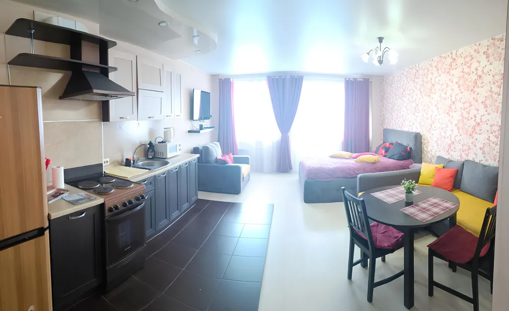 Студия однокомнатная в Октябрьском, 42 м², Иркутск — фото 2