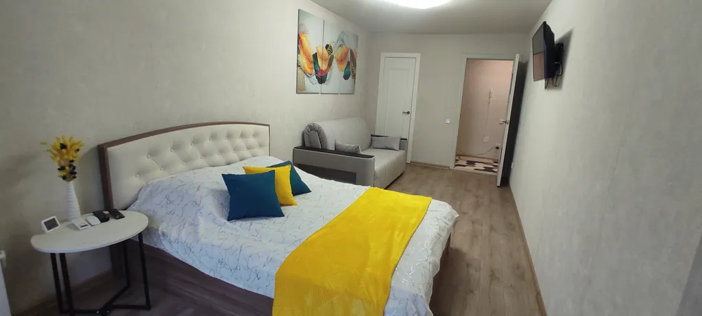 Квартира однокомнатная в Вахитовском, 32 м², Казань — спальня, фото 2