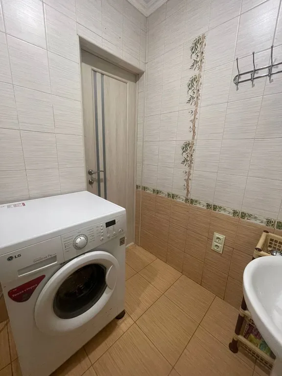 Квартира однокомнатная на улице Лазурной, 52 м², Анапа — ванная комната
