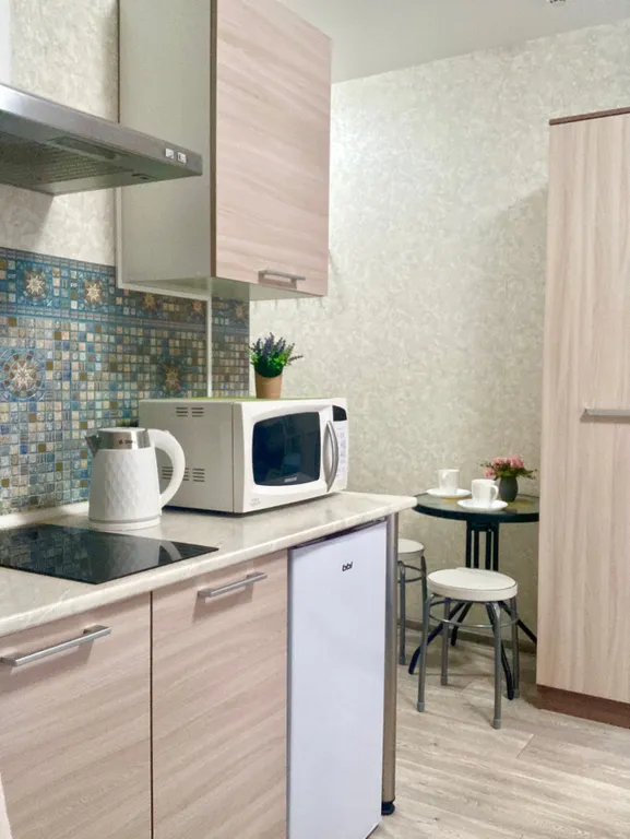 Студия однокомнатная у Буревестника, в Мещерке, 20 м², Нижний Новгород — кухня, фото 6