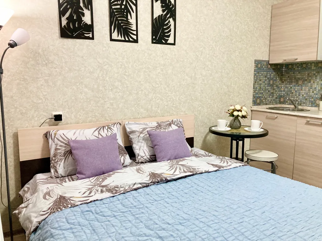 Студия однокомнатная у Буревестника, в Мещерке, 20 м², Нижний Новгород — спальня, фото 3