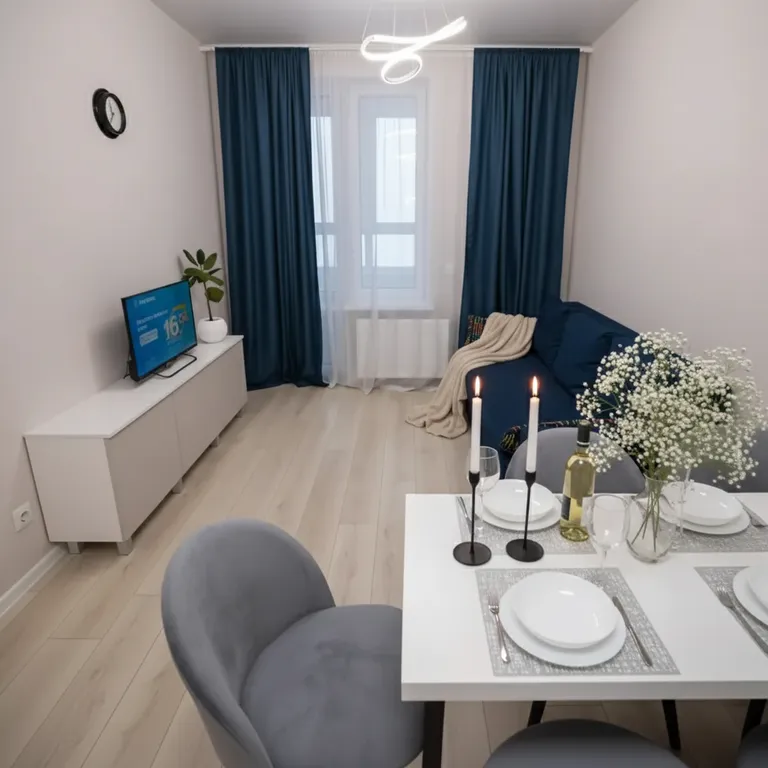 Квартира однокомнатная у Горьковской, в Кузнечихе, 40 м², Нижний Новгород — фото 17