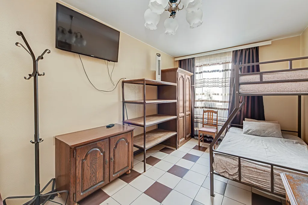 Квартира однокомнатная на улице Ольховой, 42 м², Дмитров — спальня, фото 4