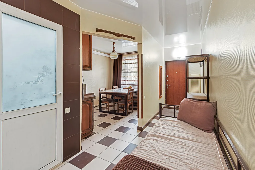 Квартира однокомнатная на улице Ольховой, 42 м², Дмитров — спальня, фото 7