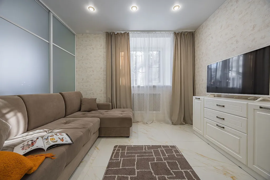 Квартира двухкомнатная у Горьковской, в Кузнечихе, 52 м², Нижний Новгород — фото 9