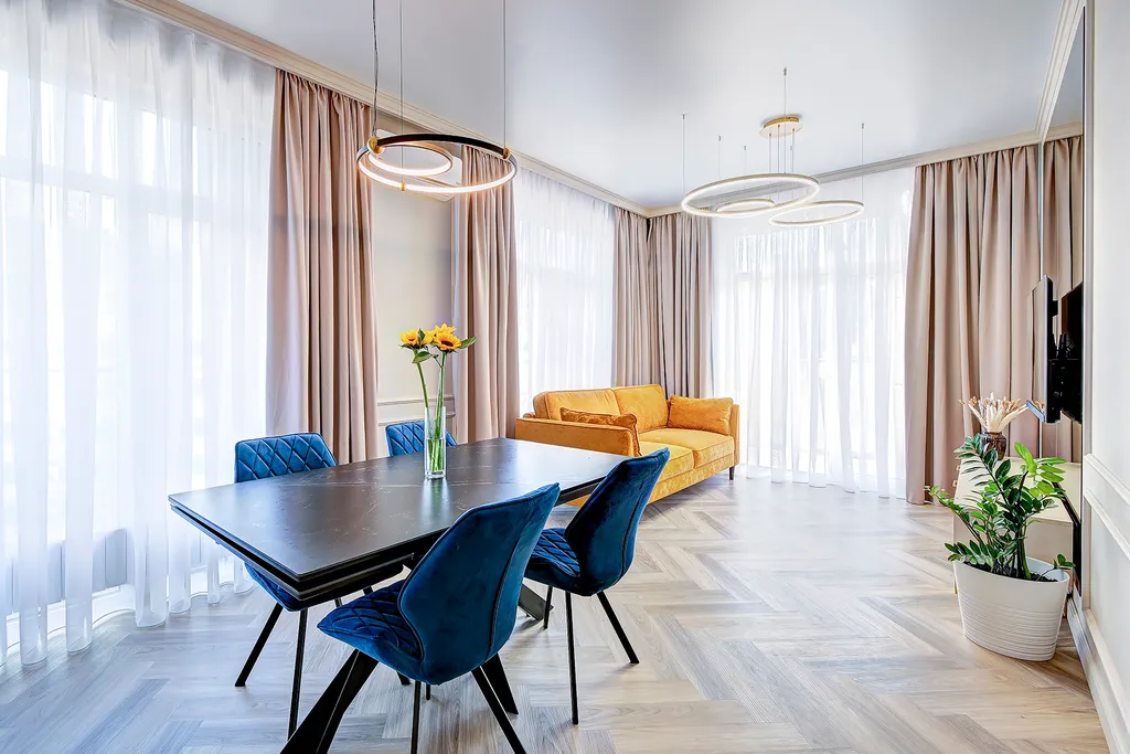 Квартира двухкомнатная на шоссе Батумском, 76 м², Дагомыс — кухня, фото 6