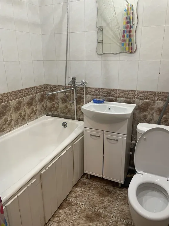 Квартира однокомнатная в Свердловском, 33 м², Иркутск — ванная комната