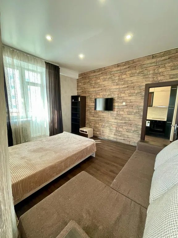 Квартира однокомнатная в Свердловском, 38 м², Иркутск — спальня, фото 5