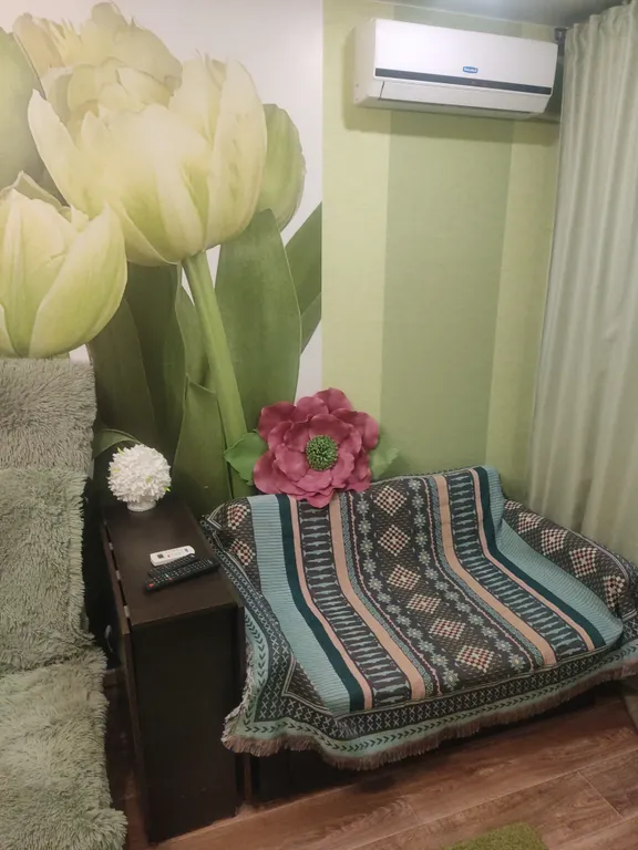 Квартира однокомнатная на бульваре Ивана Финютина, 35 м², Самара — спальня, фото 4