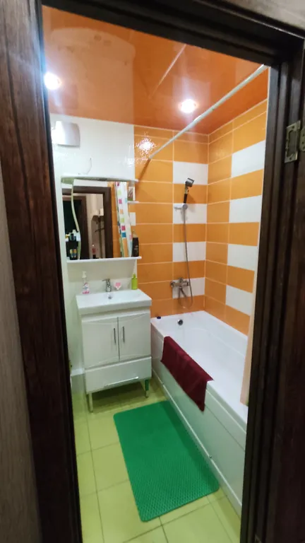 Квартира однокомнатная на бульваре Ивана Финютина, 35 м², Самара — ванная комната, фото 3