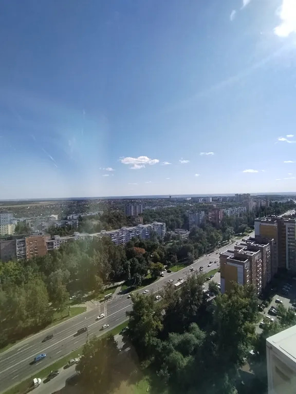 Студия однокомнатная в Советском, 30 м², Нижний Новгород — вид из окна, фото 2
