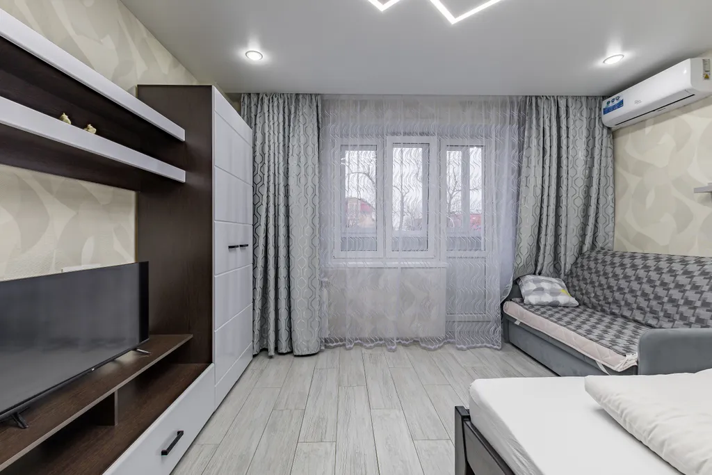 Квартира однокомнатная у Горьковской, в Печёрах, 34 м², Нижний Новгород — спальня, фото 3