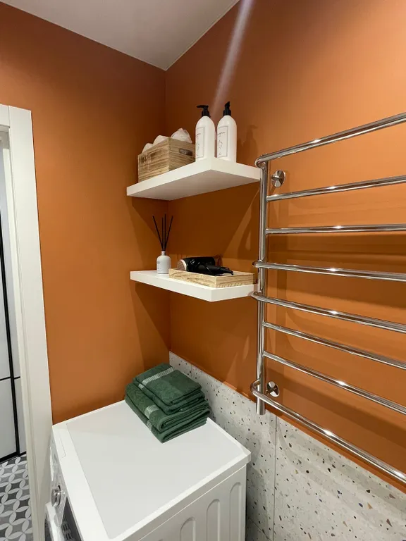 Квартира двухкомнатная в Фрунзенском, 47 м², Владивосток — ванная комната, фото 6