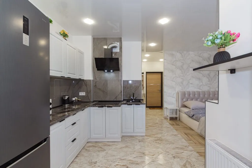 Квартира однокомнатная на улице 26-я Линии, 35 м², Ростов-на-Дону — кухня, фото 6