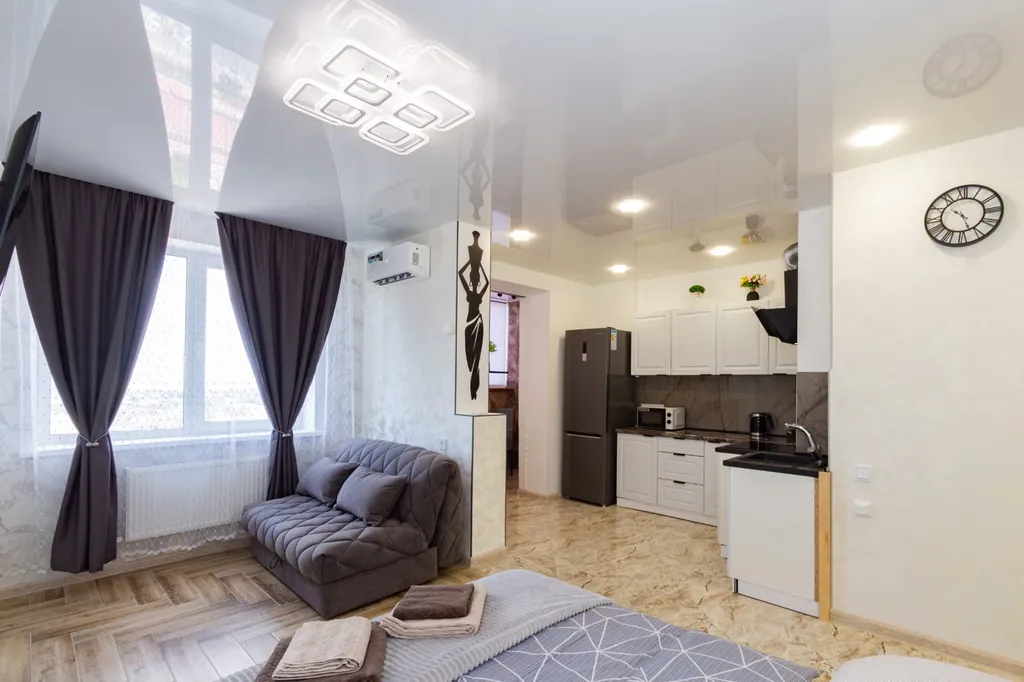 Квартира однокомнатная на улице 26-я Линии, 35 м², Ростов-на-Дону — кухня, фото 7