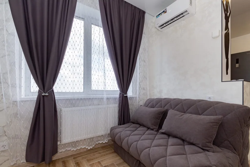 Квартира однокомнатная на улице 26-я Линии, 35 м², Ростов-на-Дону — спальня, фото 4